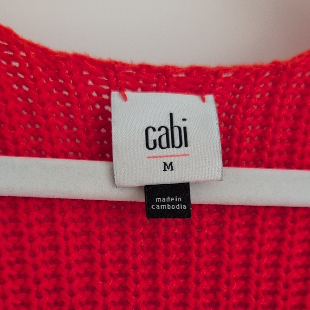 Cabi Ruby Pullover Sweater #5837 Medium M Geraniu… - image 2